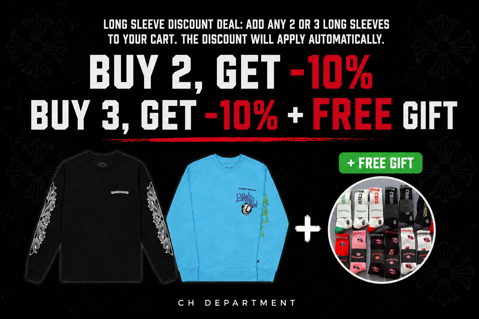 CH Department Long Sleeve Bundle Discount